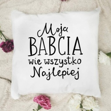 Poduszka na prezent dla babci
