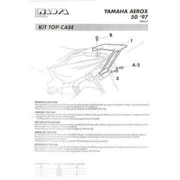 SHAD Y0A57T STELAŻ KUFRA TYŁ DO YAMAHA AEROX 50 i 100