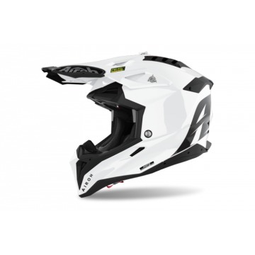 AIROH  KASK OFF-ROAD AVIATOR 3 COLOR WHITE GLOSS
