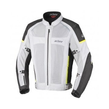 BUSE Kurtka motocyklowa Santerno jasnoszara