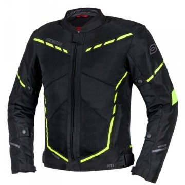 OZONE KURTKA TEKSTYLNA JET II BLACK/FLUO YELLOW