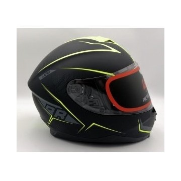 LAZER Kask Motocyklowy VERTIGO EVO Race Czarny Żół