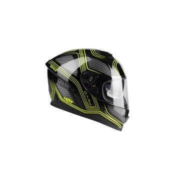 LAZER Kask Integralny RAFALE Darkside Czarny Żółty