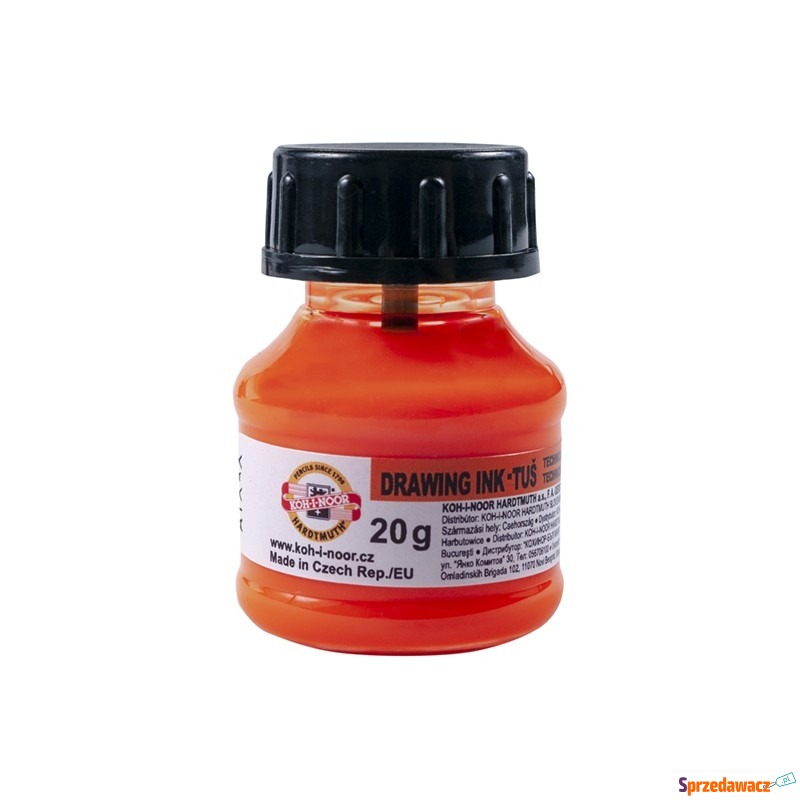 KIN TUSZ KREŚLARSKI  FLUORESCENCYJNY 1417901... - Rapidografy, stalówki,... - Szczecin