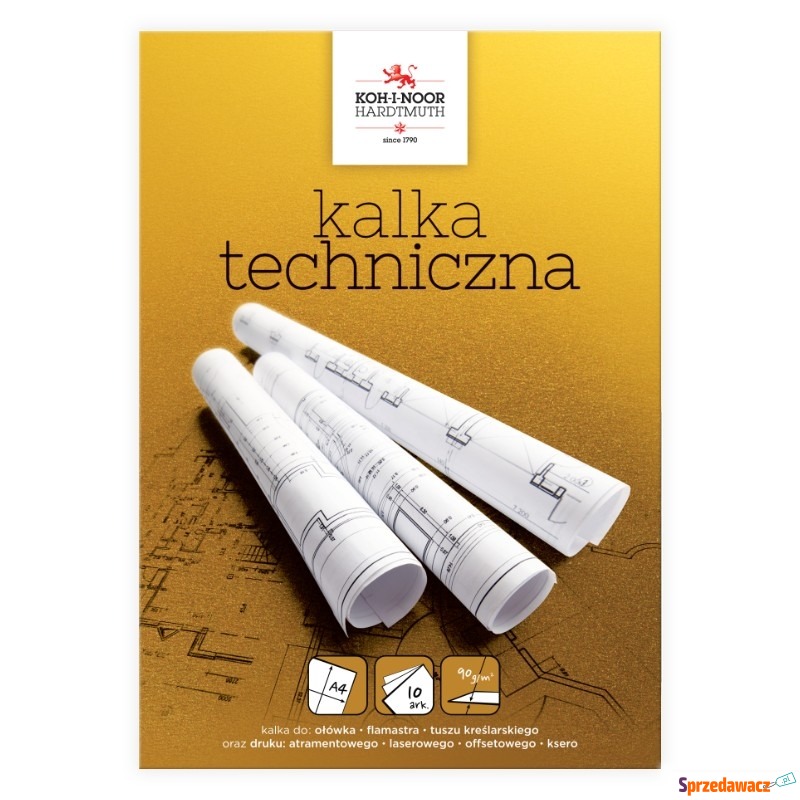 DIAMANT KALKA TECH. A4 90 G. 10 ARK. - Pozostałe  - Rzeszów