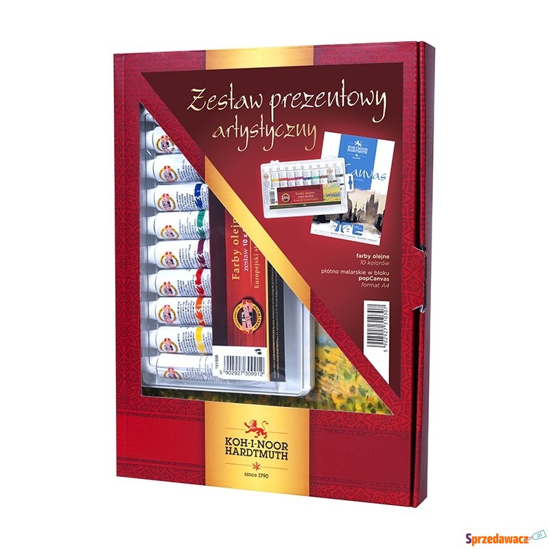KIN ZESTAW DO MALOWANIA FARBY OLEJNE 161500 +... - Pozostałe art. szkolne - Opole
