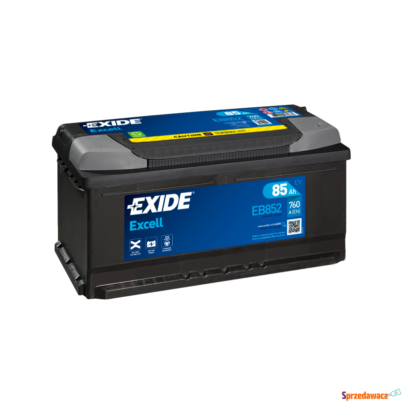 Akumulator Exide Excell 85Ah 760A EB852 prawy+ - Akumulatory - Kędzierzyn-Koźle
