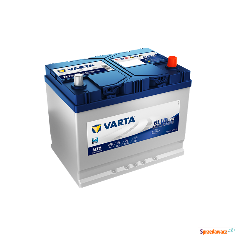 Akumulator 72Ah 760A Varta Blue Dynamic EFB JIS... - Akumulatory - Tczew