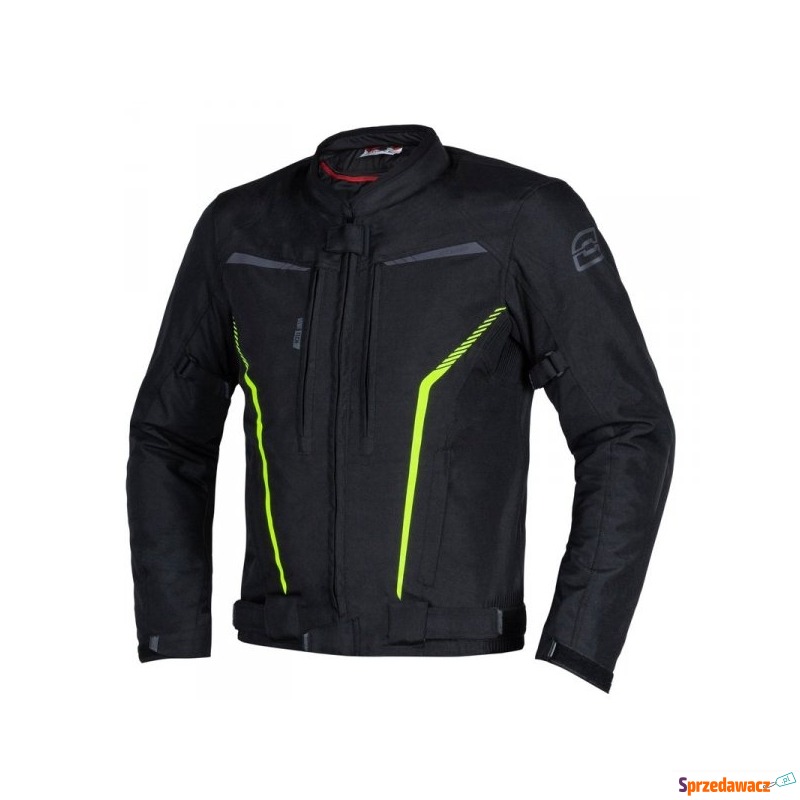 OZONE KURTKA TEKSTYLNA DELTA IV BLACK/FLO YELLOW - Odzież motocyklowa - Częstochowa