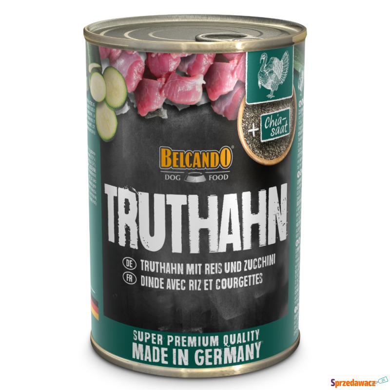 Pakiet Belcando Super Premium 12 x 400 g - Indyk... - Karmy dla psów - Słupsk