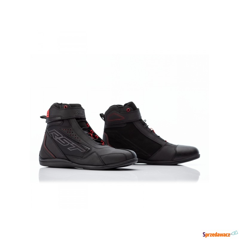 RST BUTY MOTOCYKLOWE FRONTIER CE BLACK/RED - Obuwie motocyklowe - Kętrzyn