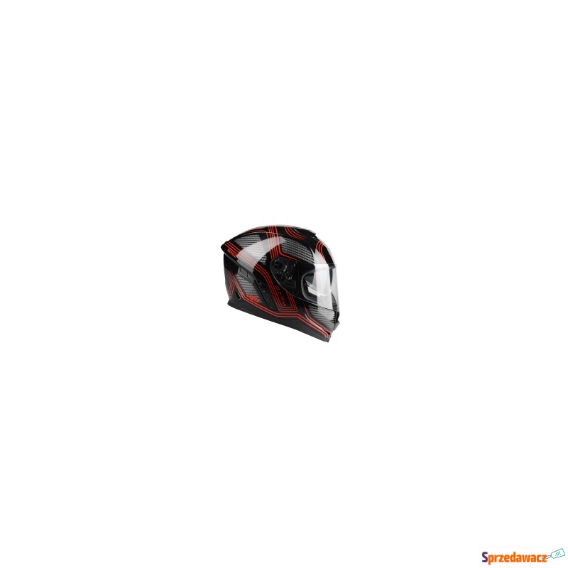 LAZER Kask Integralny RAFALE Darkside Czarny Czerw - Kaski motocyklowe - Opole