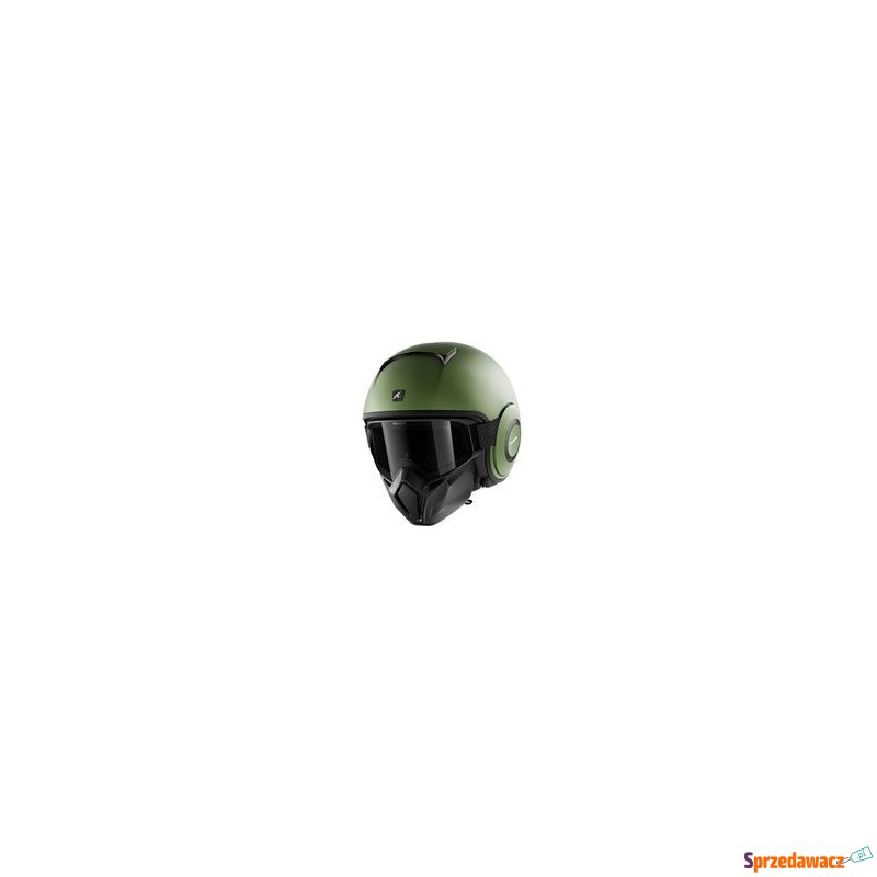 SHARK Kask otwarty STREET-DRAK BLANK  mat/zielony - Kaski motocyklowe - Lublin
