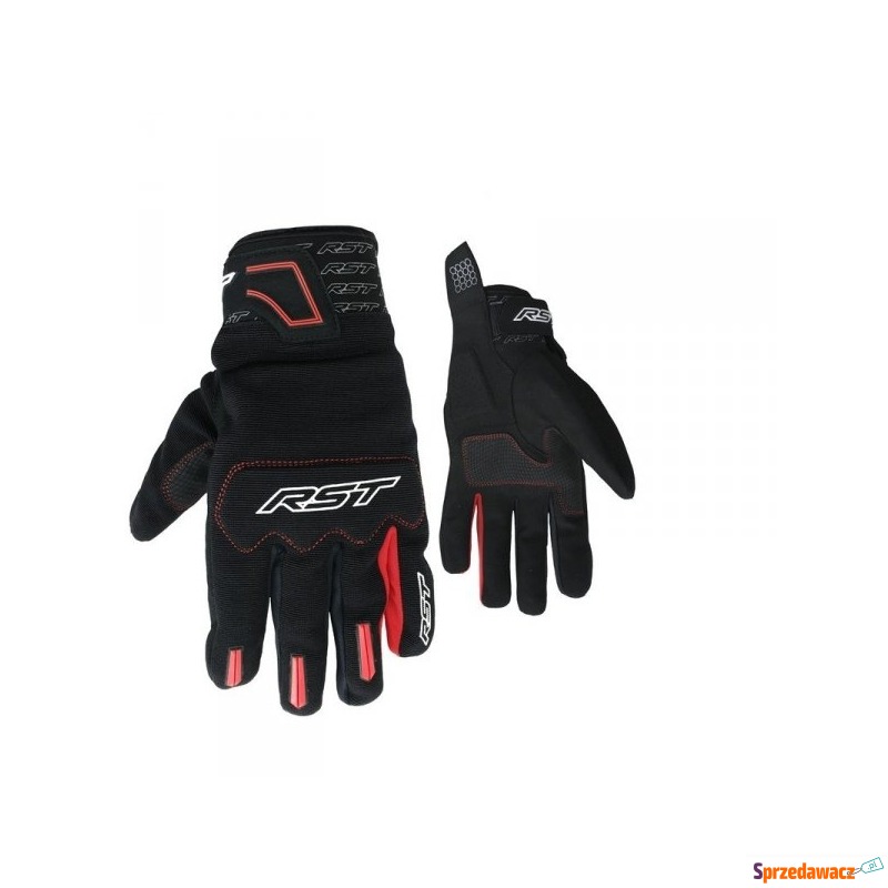 RST RĘKAWICE TEKSTYLNE RIDER CE RED - Rękawice motocyklowe - Jelenia Góra