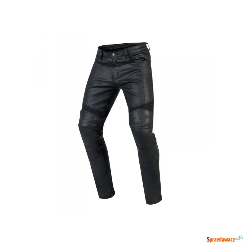 OZONE SPODNIE MOTOCYKLOWE JEANS RUSTY WAXED BLACK - Odzież motocyklowa - Kwidzyn