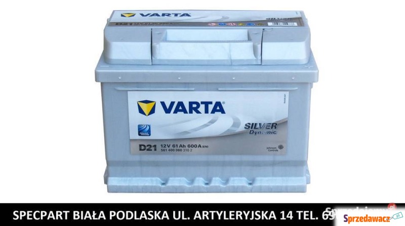 Akumulator 61Ah 600A Varta Silver...