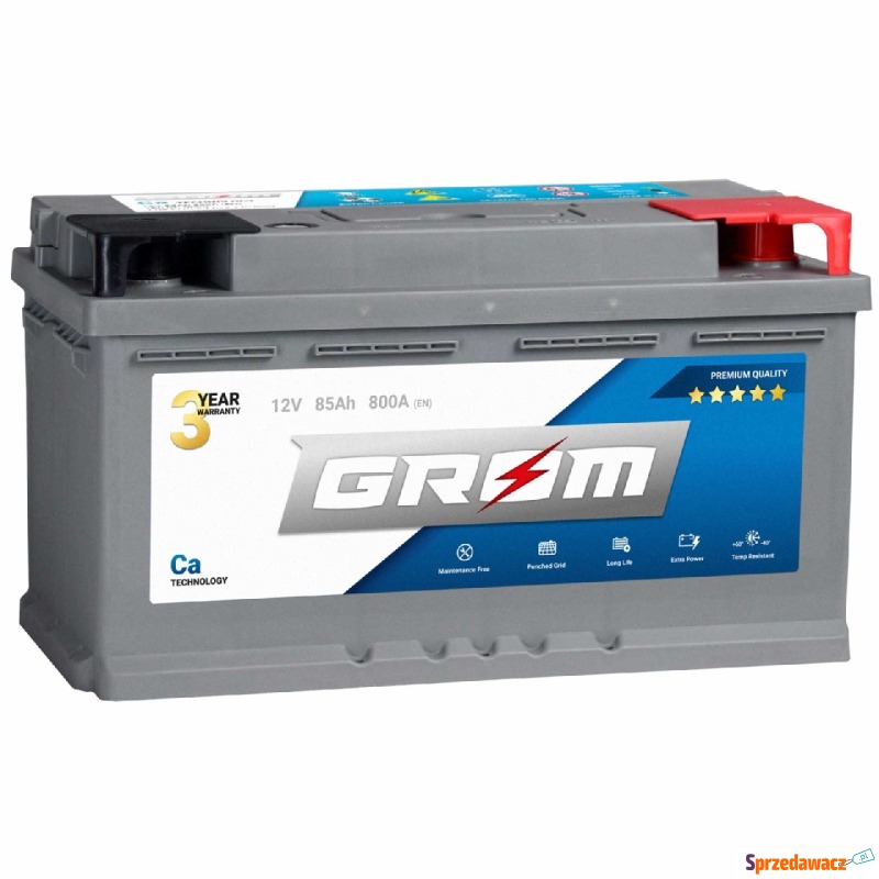 Akumulator 85Ah 800A Grom - Akumulatory - Grudziądz