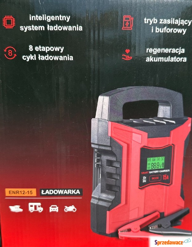 Automatyczna ładowarka mikroprocesorowa Enerblock... - Prostowniki do akumulatorów - Rybnik