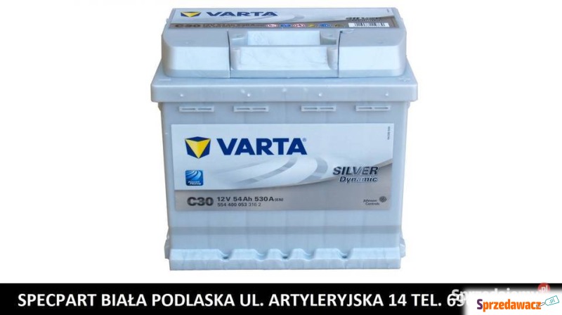 Akumulator 54Ah 530A Varta Silver Dynamic C30 - Akumulatory - Biała Podlaska