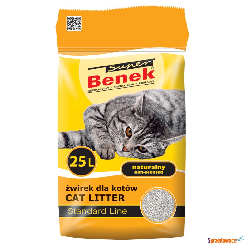 Benek Super naturalny żwirek dla kota - 25 l (ok.... - Żwirki do kuwety - Bydgoszcz