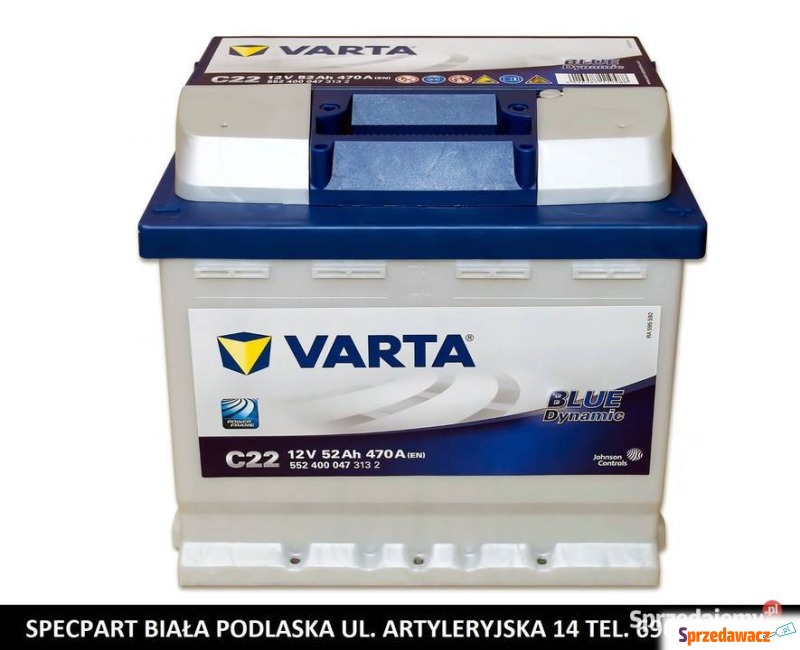 Akumulator 52Ah 470A Varta Blue...
