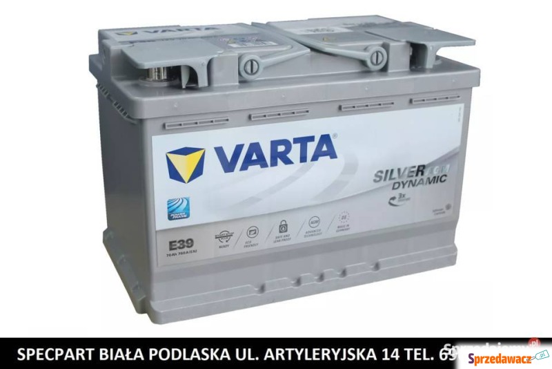 Akumulator 70Ah 760A Varta Silver...