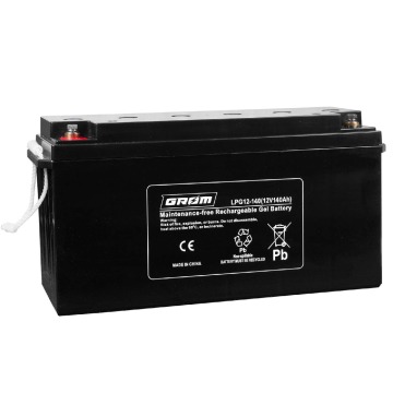 Akumulator żelowy 12V 140Ah Grom  LPG12-140