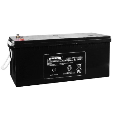 Akumulator żelowy 12V 200Ah Grom LPGS12-200