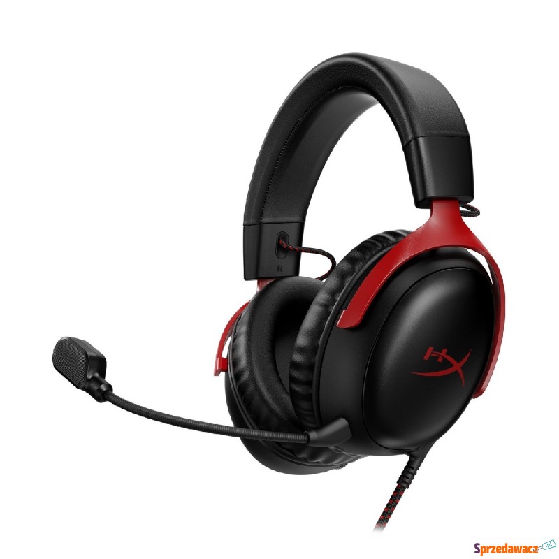 HyperX Cloud III czerwone - Słuchawki - Lubin