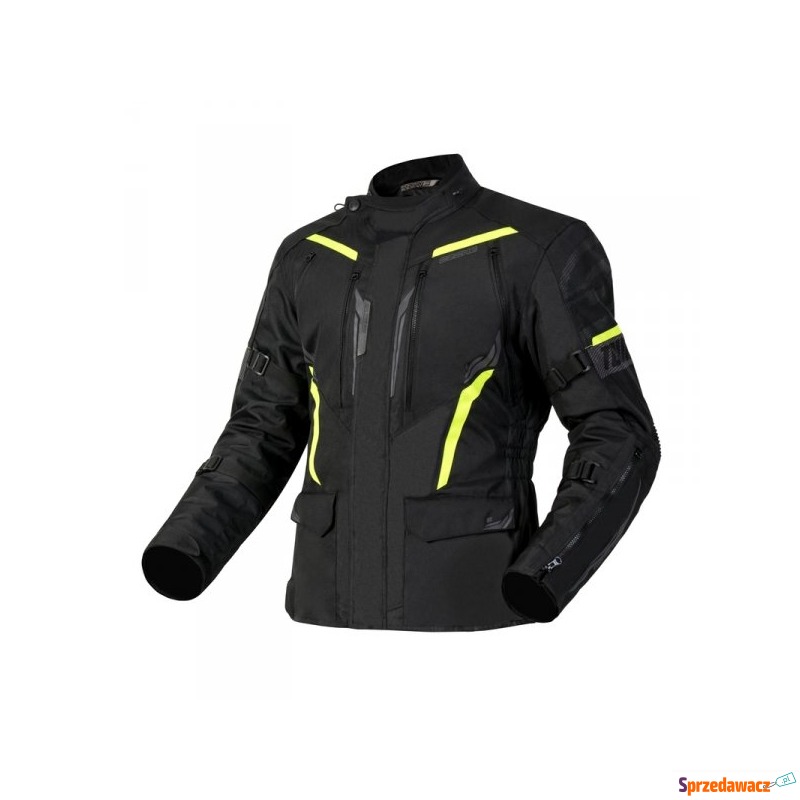 OZONE KURTKA TEKSTYLNA TOUR III BLACK/FLUO YELLOW - Odzież motocyklowa - Knurów