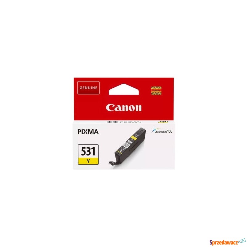 Tusz Oryginalny Canon CLI-531 Y (6121C001) (Ż... - Tusze, tonery - Wodzisław Śląski