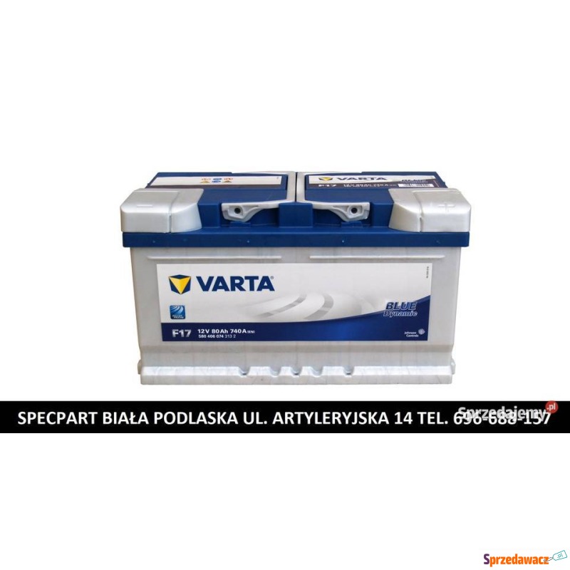 Akumulator 80Ah 740A Varta Blue Dynamic F17 - Akumulatory - Biała Podlaska