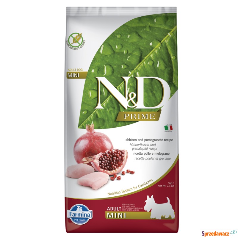 Farmina N&D Grain Free Mini, kurczak i owoc g... - Karmy dla psów - Łódź