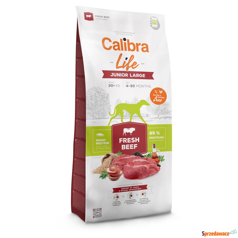 Calibra Life Junior Large Breed, ze świeżą wo... - Karmy dla psów - Łomża