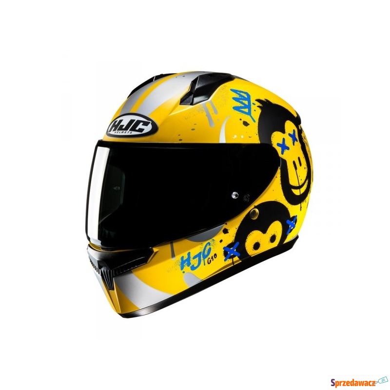 HJC KASK INTEGRALNY C10 GETI YELLOW/SILVER - Kaski motocyklowe - Łódź
