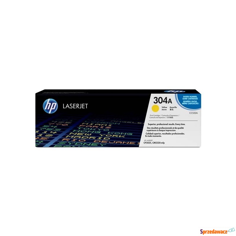 HP oryginalny toner CC532A, yellow,...
