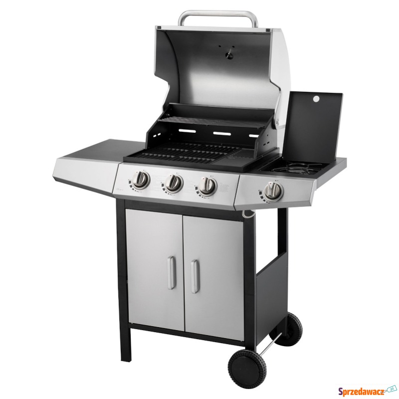 Grill gazowy Fieldmann FZG3010 Czarno-srebrny - Tostery, opiekacze, grille - Sochaczew