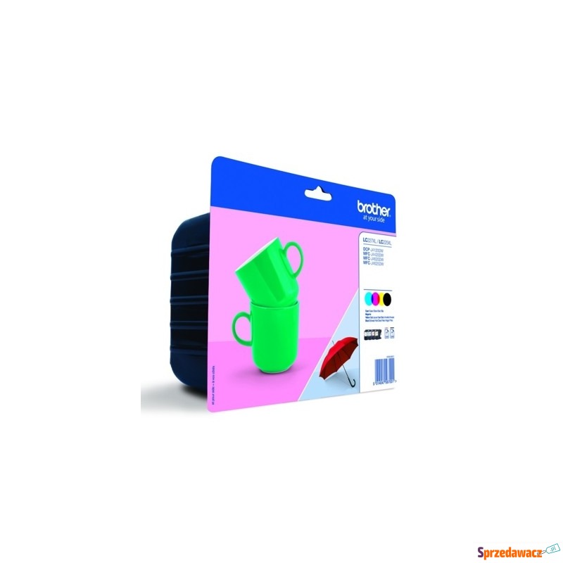 Tusze Oryginalne Brother LC-227/225 XL CMYK (... - Tusze, tonery - Kołobrzeg