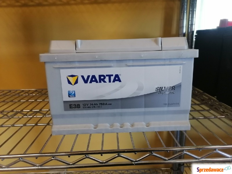 Akumulator 74Ah 750A Varta Silver Dynamic E38... - Akumulatory - Tarnobrzeg
