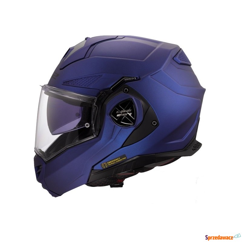 LS2 KASK SYSTEMOWY FF901 ADVANT X SOLID  NAVY... - Kaski motocyklowe - Łomża
