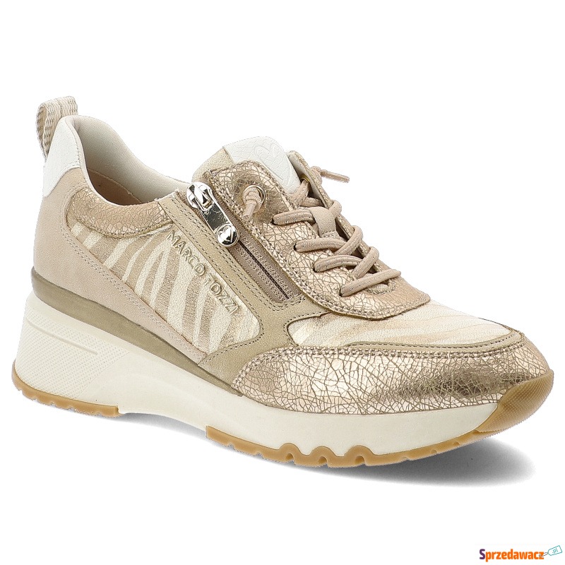 Złote Sneakersy Marco Tozzi Modne...