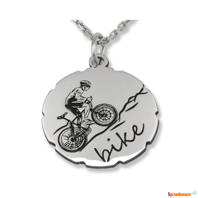 Wisiorek srebrny Bike-1