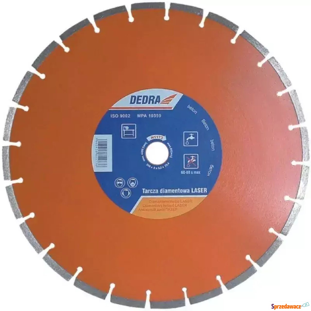 TARCZA DIAMENTOWA LASER DO BETONU,...