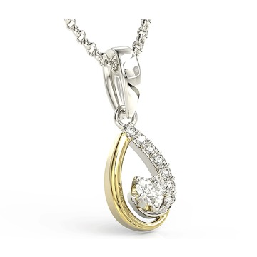 Wisiorek złoty z cyrkoniami Swarovski BPW-80BZ-C