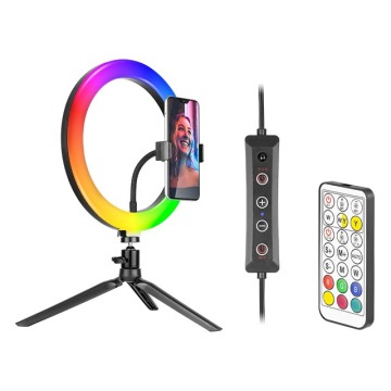 Tracer RGB ring 26cm ze statywem