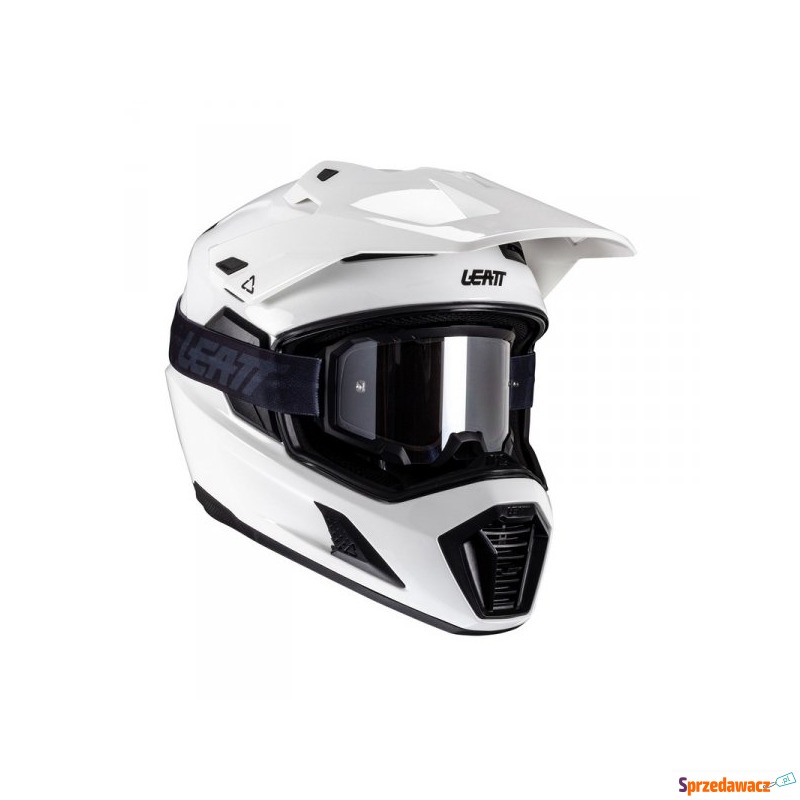 LEATT KASK Z GOGLAMI KIT ADV 8.5 V25 WHITE - Kaski motocyklowe - Kędzierzyn-Koźle
