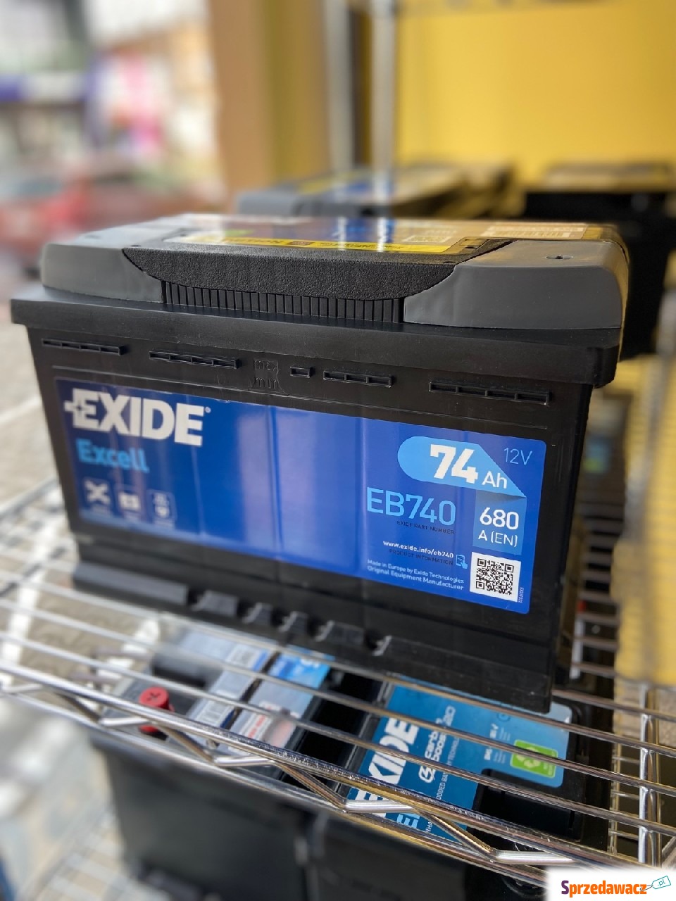 Akumulator 74Ah 680A Exide Excell...