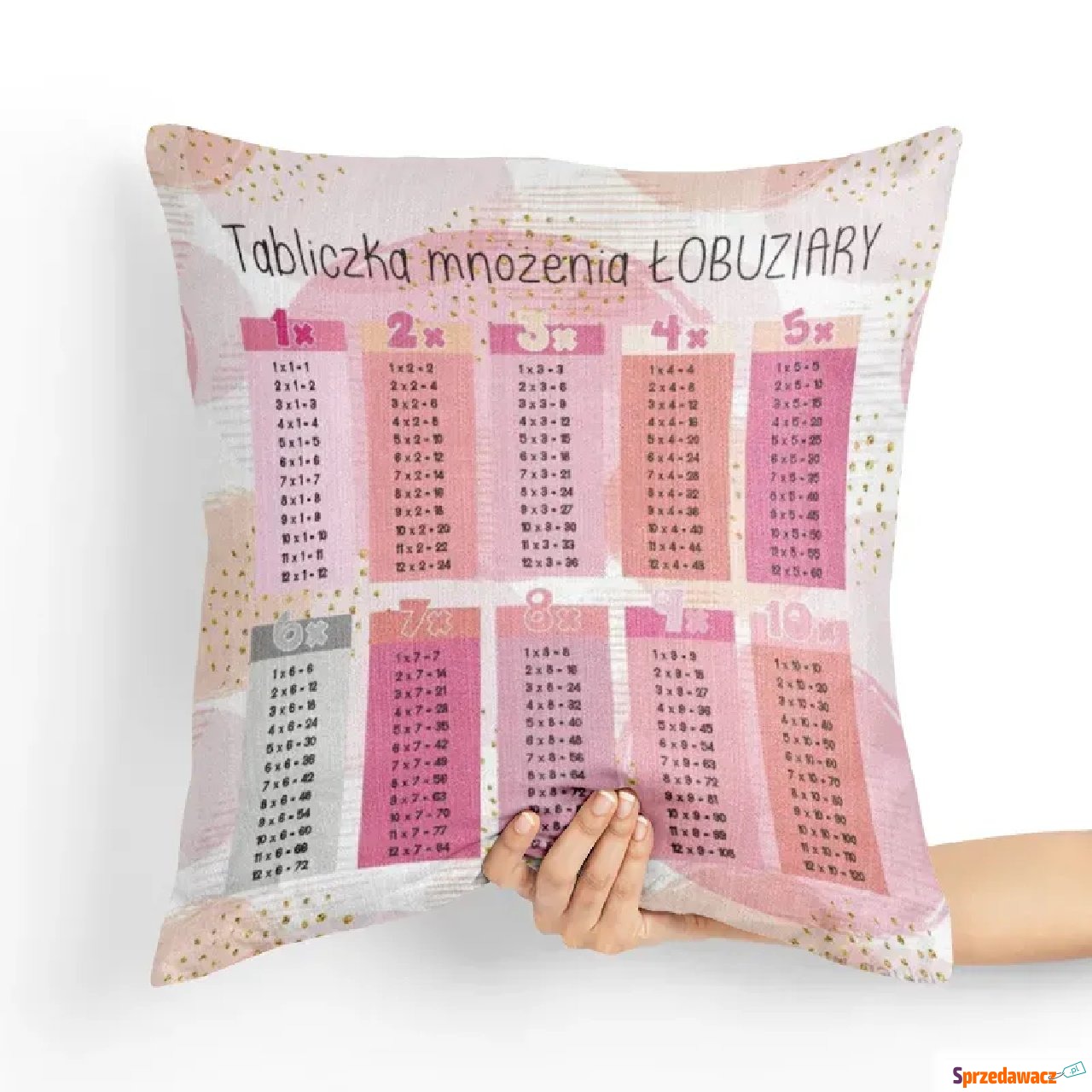 Poduszka edukacyjna - tabliczka...