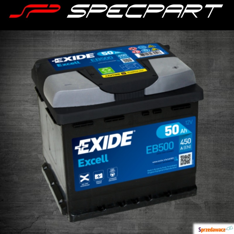 Akumulator 50Ah 450A Exide Excel