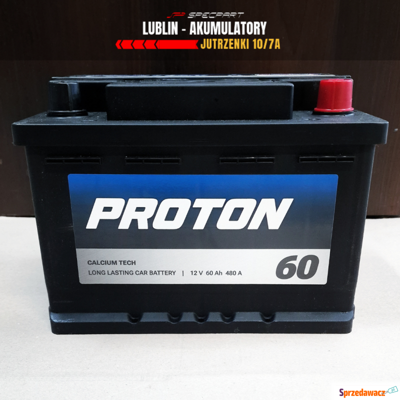 Akumulator 60Ah 480A PROTON
